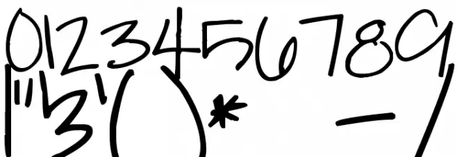 Pea Hannah Font OTHER CHARS