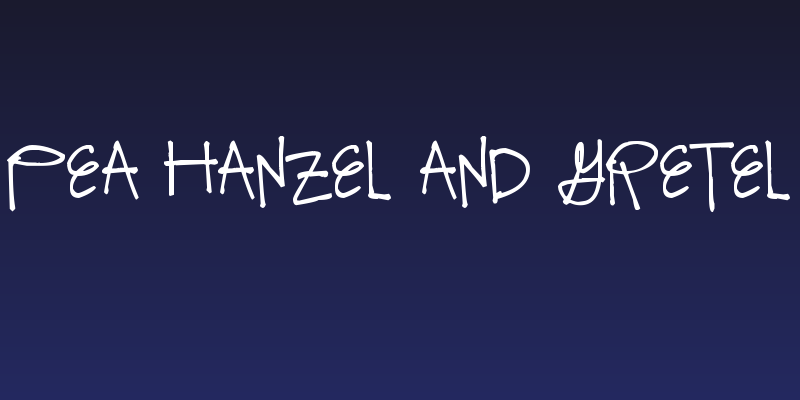 Pea Hanzel and Gretel Social Header