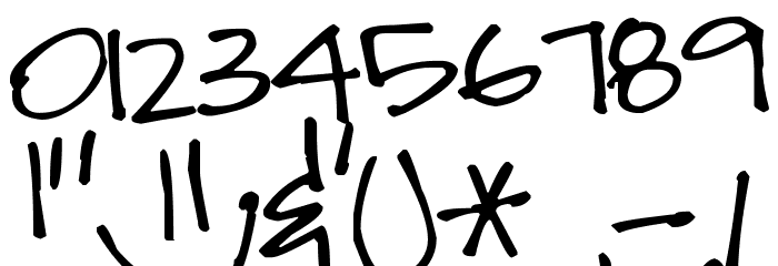 Pea Hart Font OTHER CHARS