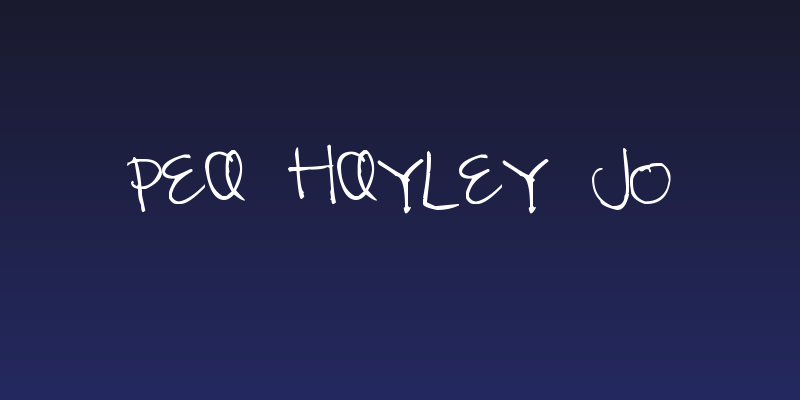 Pea Hayley Jo Social Header