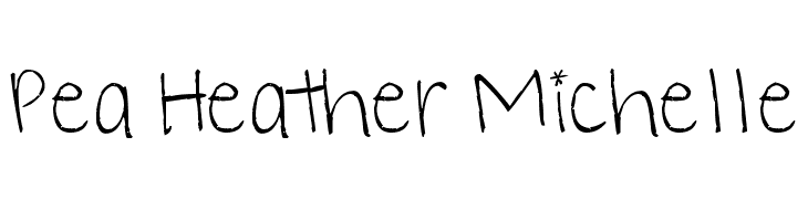 Pea Heather Michelle  免费字体下载