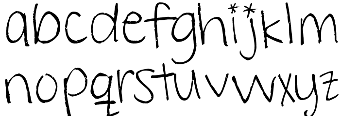 Pea Heather Michelle Font LOWERCASE