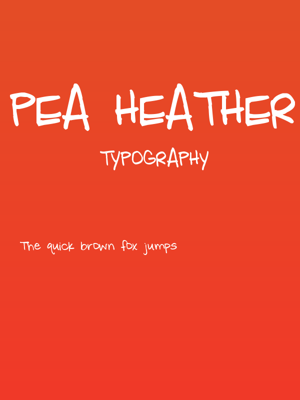 Pea Heather Poster