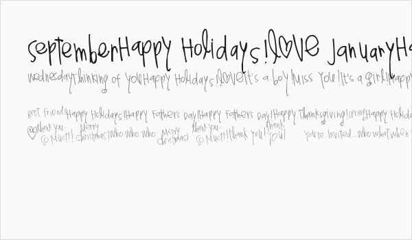 Pea Heather's Doodle Phrases Business Card