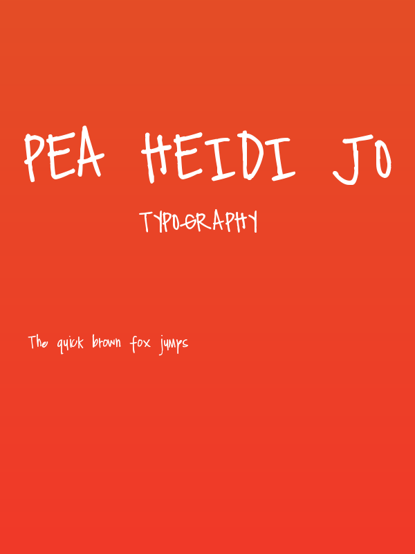 Pea Heidi Jo Poster