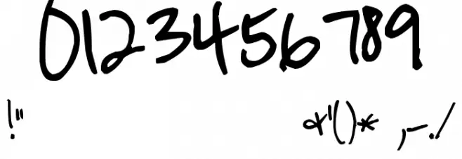 Pea HeidiQ Font OTHER CHARS