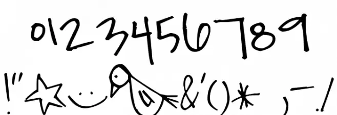 Pea Hilary Marie Font OTHER CHARS