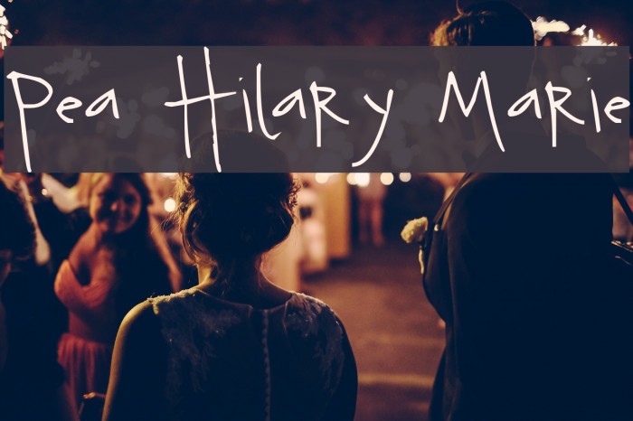 Pea Hilary Marie Example 1