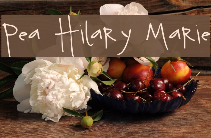 Pea Hilary Marie Example 2