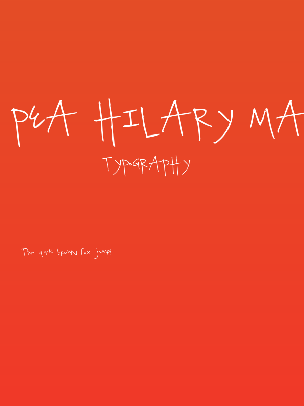 Pea Hilary Marie Poster