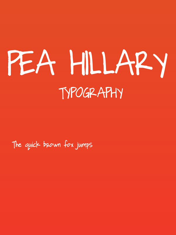 Pea Hillary Poster