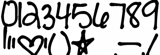 Pea Holly Font OTHER CHARS