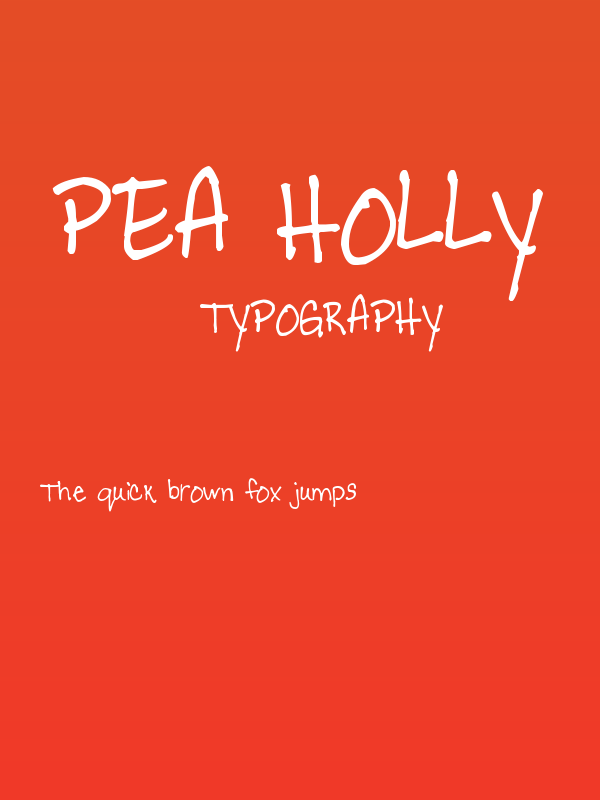Pea Holly Poster