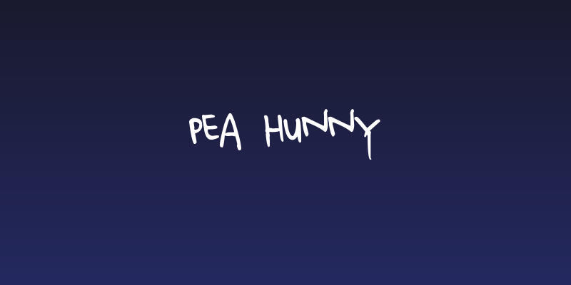 Pea Hunny Social Header