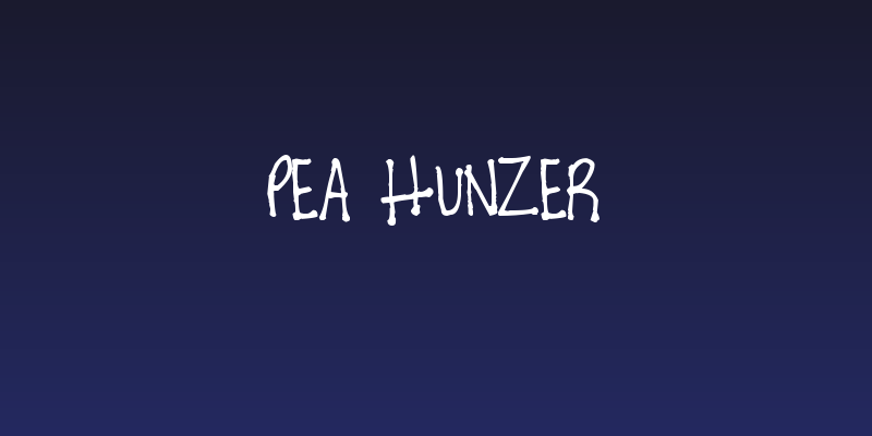 Pea Hunzer Social Header