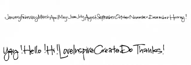 Pea Igna's Doodles Polices MAJUSCULES