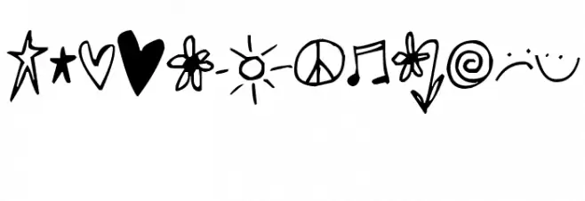 Pea Igna's Doodles Caratteri MINUSCOLO