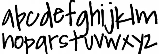 Pea Jacks and Matty Caratteri MINUSCOLO