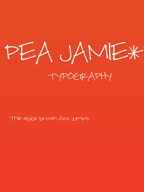 Pea Jamie*B* Poster