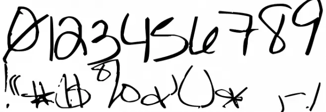 Pea Jamie Font OTHER CHARS