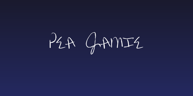 Pea Jamie Social Header