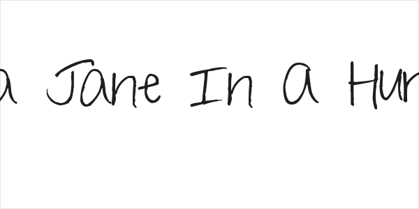 Pea Jane In A Hurry Logo