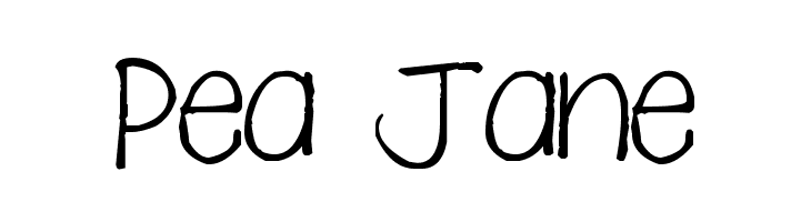 Pea Jane Font