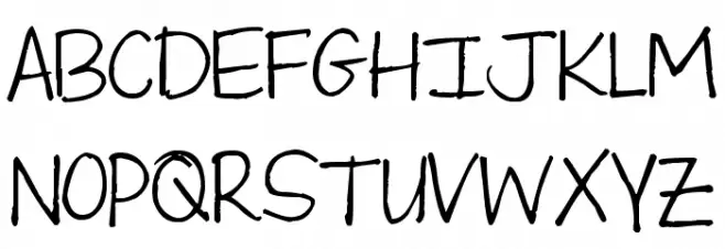 Pea Jane Schriftart Groß