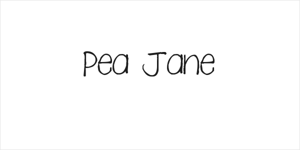 Pea Jane Logo