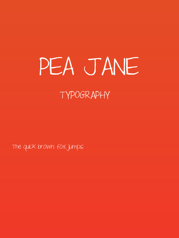 Pea Jane Poster