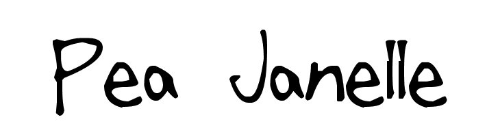 Pea Janelle Font