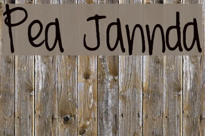 Pea Jannda Example 1