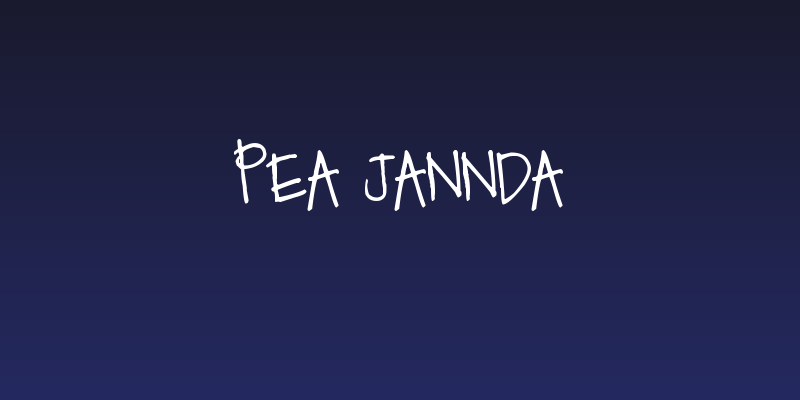 Pea Jannda Social Header
