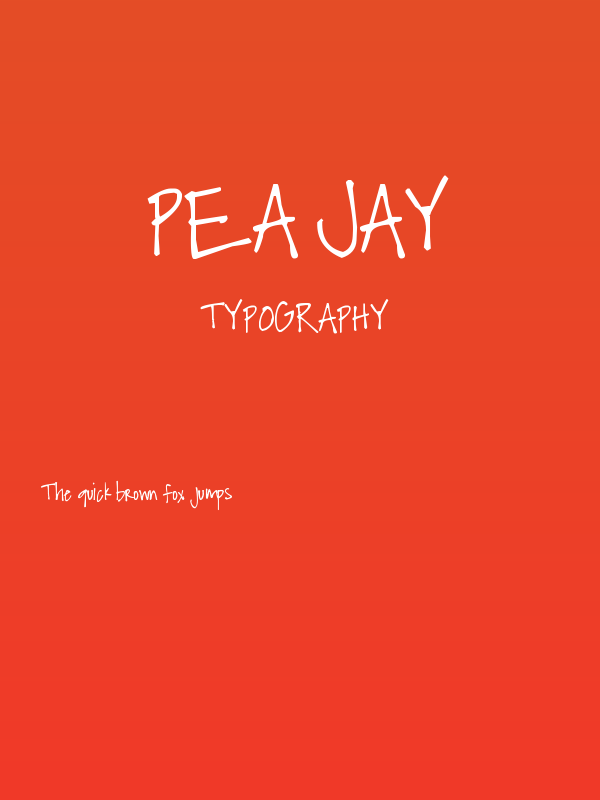 Pea Jay Poster
