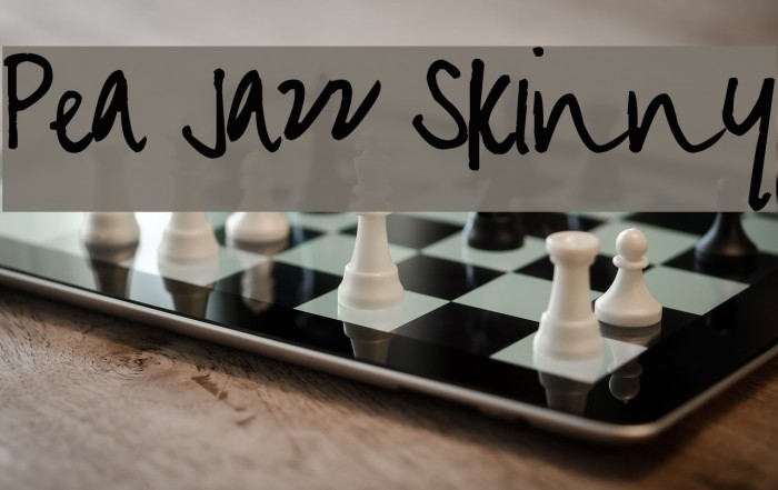 Pea Jazz Skinny Font examples