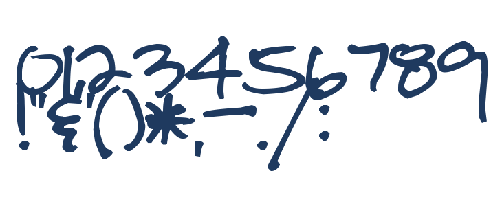 Pea Jean Script Other Characters