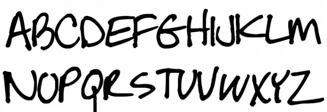 Pea Jean Script Schriftart Groß