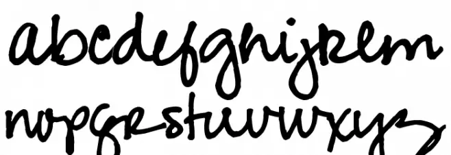 Pea Jean Script Шрифта строчной