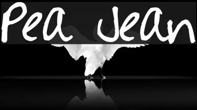 Pea Jean Font examples