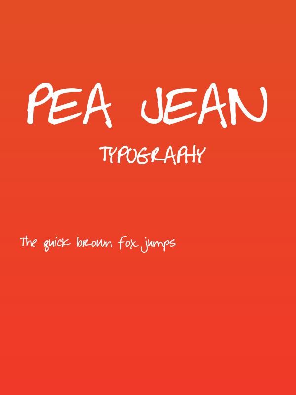 Pea Jean Poster