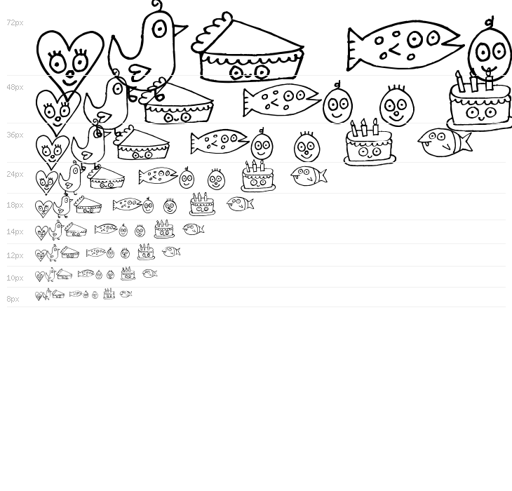 Pea Jelene's Doodles Waterfall