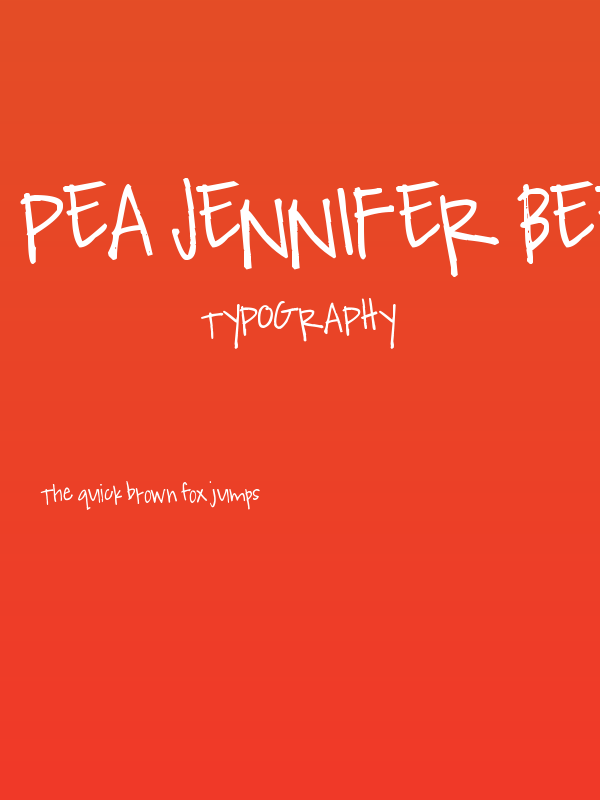 Pea Jennifer Bee Poster