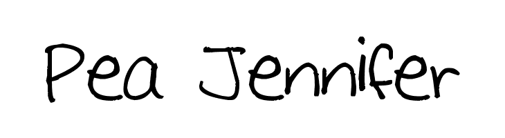 Pea Jennifer Font