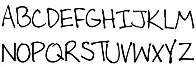 Pea Jennifer Schriftart Groß