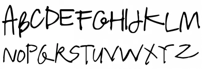 Pea Jenny Roman Schriftart Groß