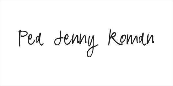 Pea Jenny Roman Logo