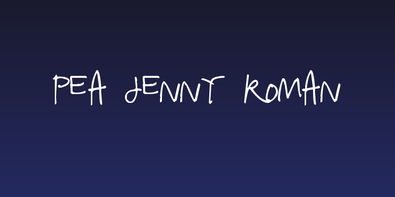 Pea Jenny Roman Social Header