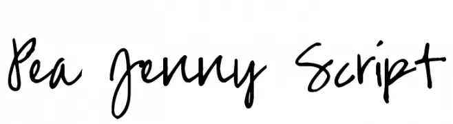 Pea Jenny Script 