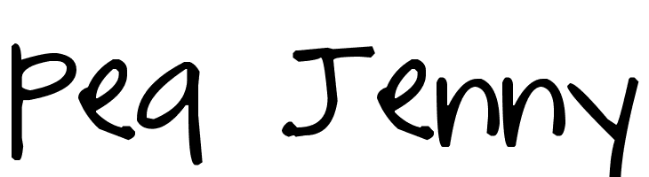 Pea Jenny  Descarca Fonturi Gratis