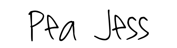 Pea Jess Font